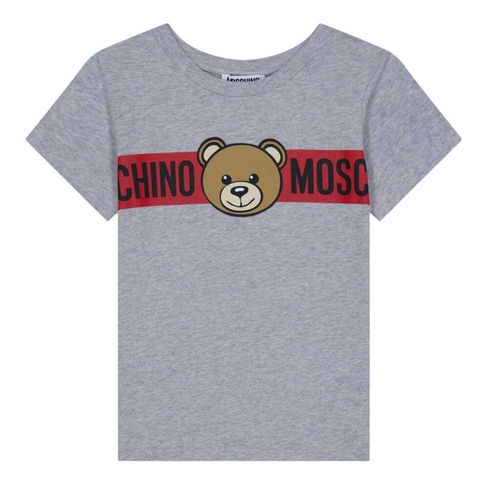 Moschino Childrens/Kids Bear Logo T-Shirt / Gray